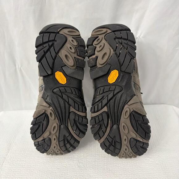 Merrell Moab 2 Mid Waterproof Shoes Womens Size 7 Vibram Granite Gray - Picture 10 of 10